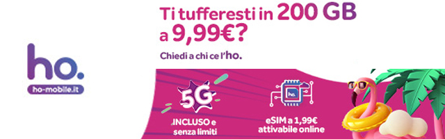 Ho Mobile - 200GB a 9,99€