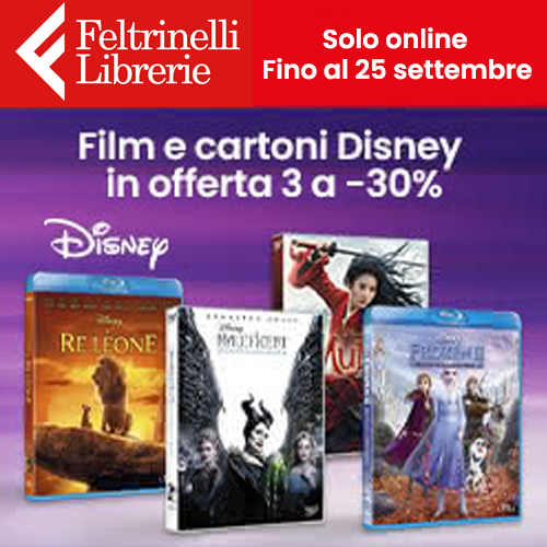 Disney: 3 film con sconto 30%