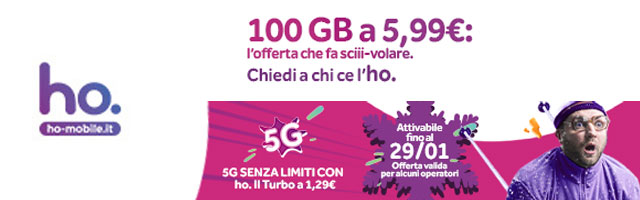 Ho Mobile - 100GB a 5,99€