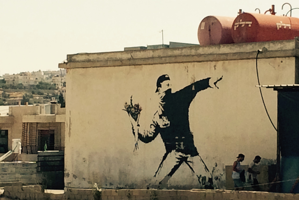 Banksy - Flower Thrower