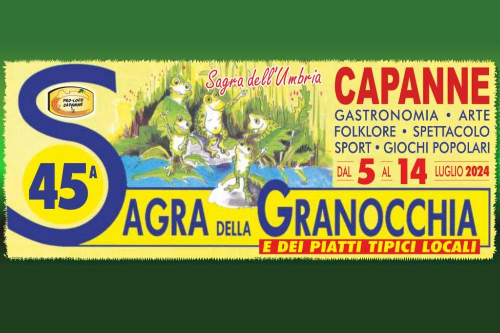 Sagra della Granocchia e dei piatti tipici locali a Capanne 2024