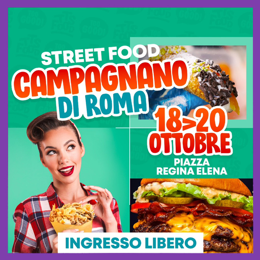 Campagnano di Roma Street Food: 18-20 Ottobre 2024