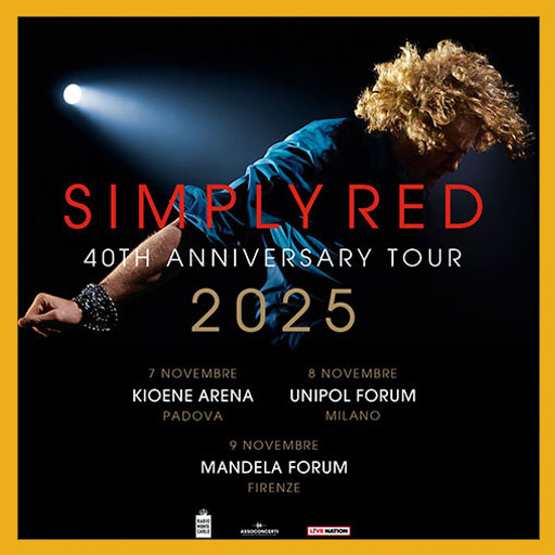 Simply Red - 40th Anniversary Tour - 2025 - Nelson Mandela Forum