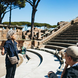 Da Roma: Ostia Antica - escursione guidata di mezza giornata in treno